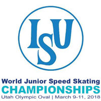 2018 World Junior Speed Skating Championships Logo