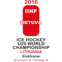 2016 IIHF World Junior Championships Division II A Logo