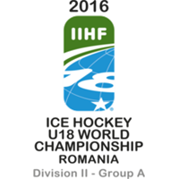 2016 Ice Hockey World U18 Championships Division II A Logo