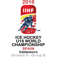 2016 Ice Hockey World U18 Championships Division II B Logo