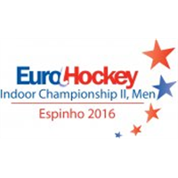 2016 EuroHockey Indoor Championship II Men Logo