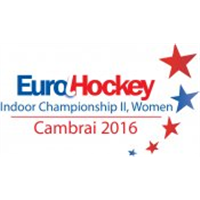 2016 EuroHockey Indoor Championship II Women Logo
