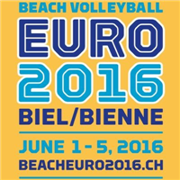 2016 Beach Volleyball European Championships Logo