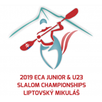 2019 European Canoe Slalom Junior and U23 Championships Logo