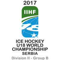 2017 Ice Hockey U18 World Championship Division II B Logo