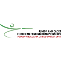 2017 Fencing Cadet And Junior European Championships Logo