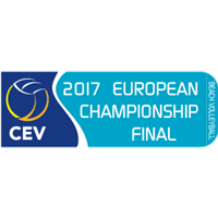 2017 Beach Volleyball European Championships Logo