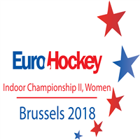 2018 EuroHockey Indoor Championship Women II Logo