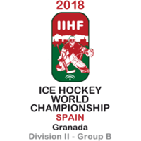 2018 Ice Hockey World Championship Division II B Logo