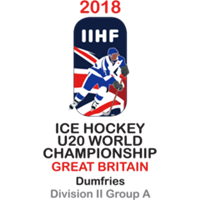 2018 Ice Hockey U20 World Championship Division II A Logo