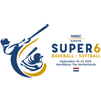 2018 Baseball Europe Super 6 Logo