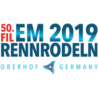 2019 Luge European Championships Logo