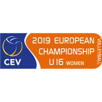 2019 European Volleyball Championship U16 Women Logo