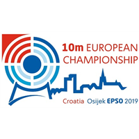 2019 European Shooting Championships 10 m Logo