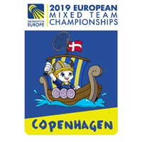 2019 European Team Badminton Championships Logo