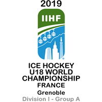 2019 Ice Hockey U18 World Championship Division I A Logo