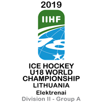 2019 Ice Hockey U18 World Championship Division II A Logo