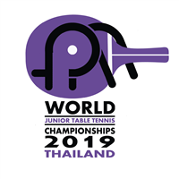 2019 World Table Tennis Junior Championships Logo