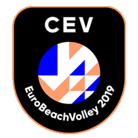 2019 Beach Volleyball European Championships Logo