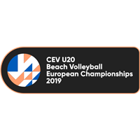 2019 U20 Beach Volleyball European Championship Logo