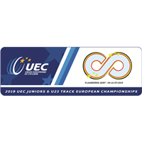 2019 European Track Cycling Junior Championships Logo