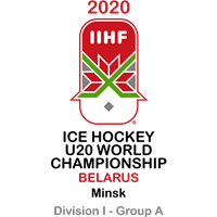 2020 Ice Hockey U20 World Championship Division I A Logo