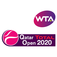 2020 WTA Tennis Premier Tour Qatar Open Logo